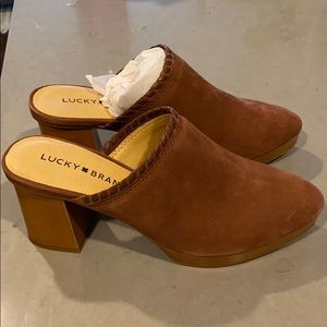 Brand new lucky brand mules